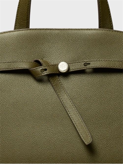 Romy Pebbled Leather Bowling Bag TORY BURCH | 179990325
